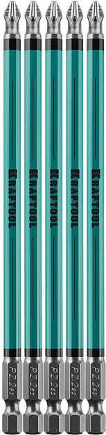 Набор бит Kraftool 26122-2-150-5 (5пред.) для шуруповертов фото 1