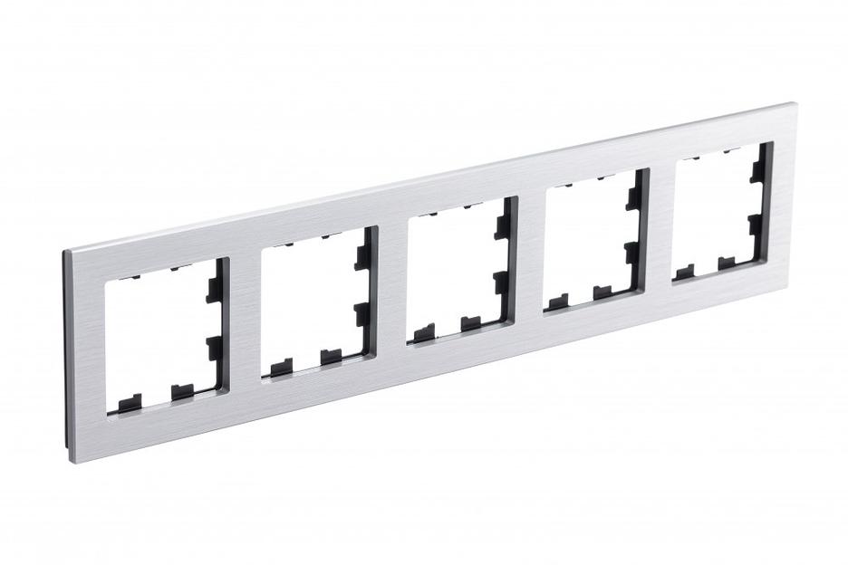 ATLASDESIGN NATURE рамка пятипостовая, МЕТАЛЛ СЕРЕБРО фото 1