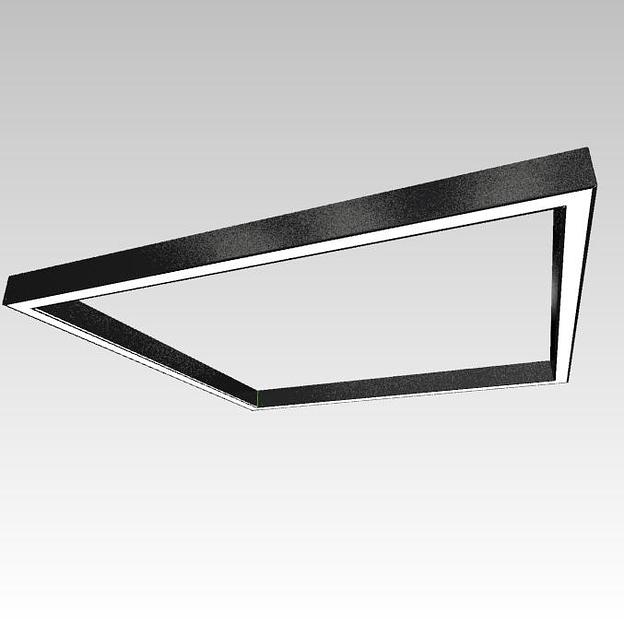 Подвесной светодиодный светильник квадрат фото 3