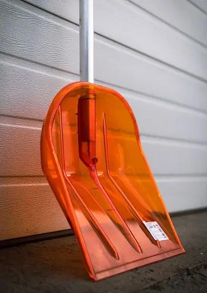 Лопата снеговая поликарбонатная №3 440х370 мм, без черенка, арт.СНЕГ-02.03 ОПТ фото 4