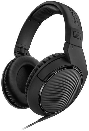 Наушники накладные Sennheiser HD 200 PRO 2м черный проводные оголовье (507182) фото 1