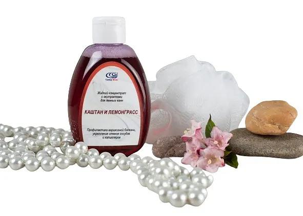 Жидкий концентрат для ванн «Каштан и лемонграсс» 1 л ОПТ фото 1