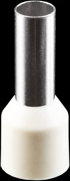 Наконечник-гильза НШвИ 10-12 слоновая кость (100шт) фото 1