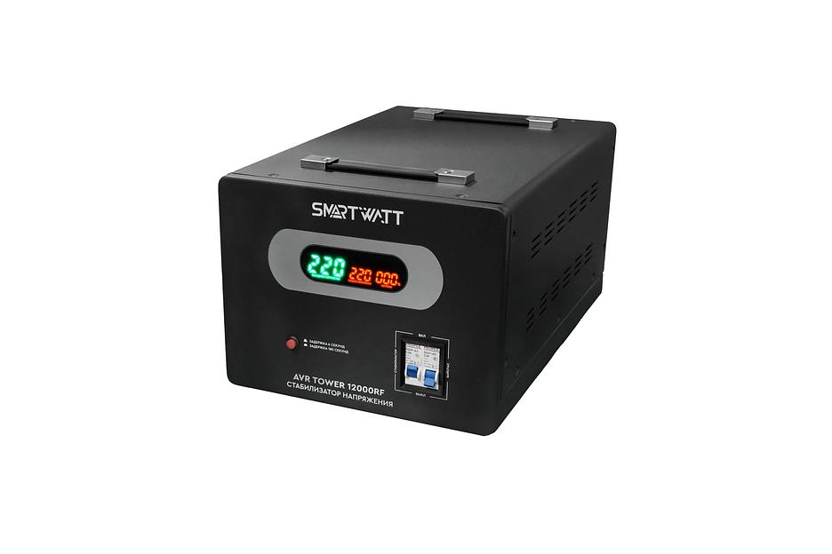 Стабилизатор напряжения Smartwatt Tower 12000RF 12000ВА черный фото 1