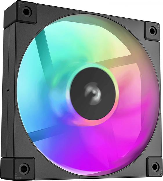 Вентилятор Deepcool FD12 ARGB 120x120x25mm черный 4-pin 26.9dB 166gr Ret (R-FD12-BKAPN1-G) фото 3