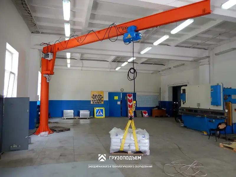 Кран консольный поворотный на колонне фото 4