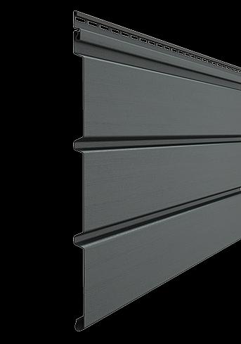 Софит Docke Premium Т4 без перфорации, 3000x305 мм, цвет графит фото 1