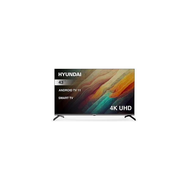 43" Телевизор Hyundai H-LED43BU7006, 4K Ultra HD, черный, СМАРТ ТВ, Android TV фото 1