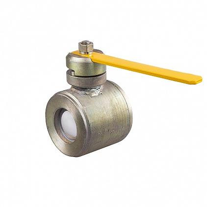 Кран шаровой стальной КШГ межфланцевый фото 1