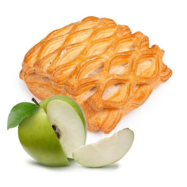 Слойка дрожжевая с яблоком ОПТ фото 1