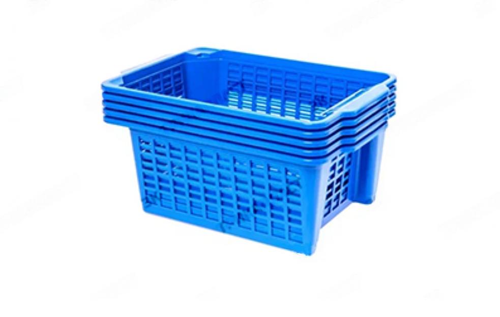 Корзина бытовая Трикапласт синяя ОПТ фото 1