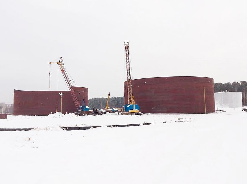 Резервуар вертикальный стальной цилиндрический РВС-10000 м³ фото 1