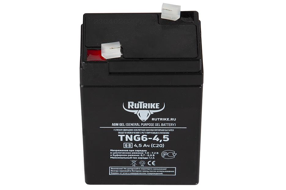 Аккумуляторная батарея RuTrike TNG6-4,5 (6V4,5A/H C20) фото 1