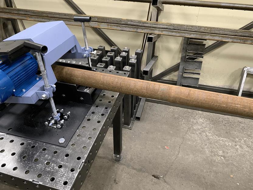 Станок зачистной для профильных и круглых труб до 160 мм (ЗС-160) фото 5