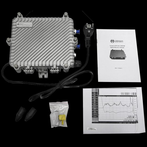 Приёмник оптический для сетей КТВ Vermax-LTP-116-7-OD фото 6