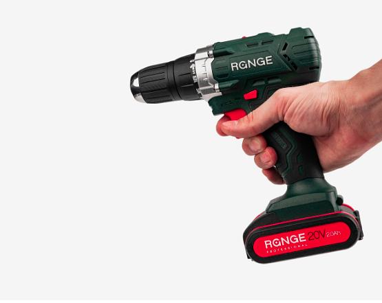 Аккумуляторная дрель шуруповёрт Range RCD20/2.0-PRO фото 4