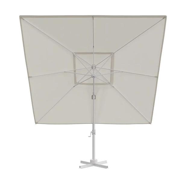 Зонт уличный белый 290х290х180 см ОПТ фото 3