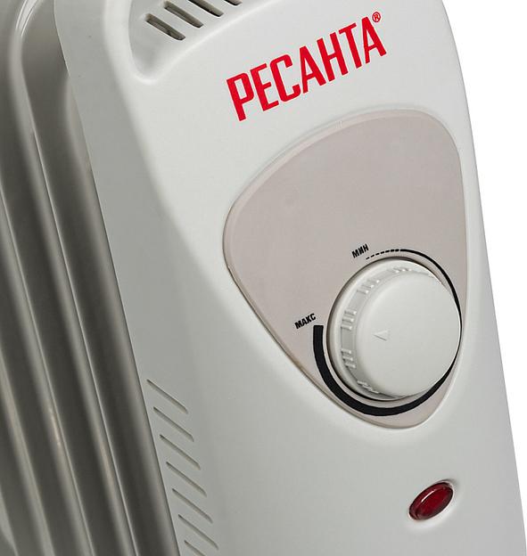 Радиатор масляный Ресанта ОММ-7Н 700Вт белый фото 5