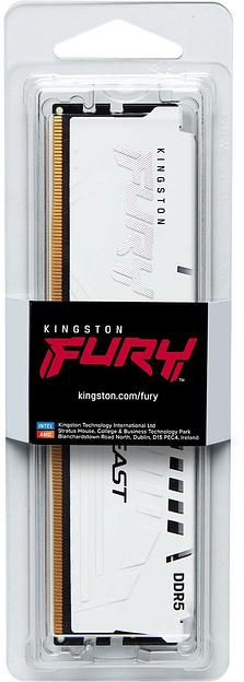 Память DDR5 16GB 5600MHz Kingston KF556C36BWE-16 Fury Beast Expo RTL PC5-44800 CL36 DIMM 288-pin 1.25В kit single rank Ret фото 3
