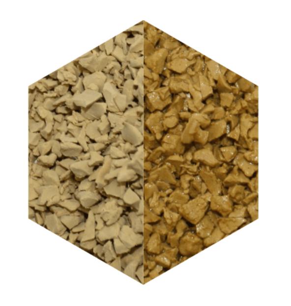Резиновая крошка EPDM, цвет песочный ОПТ фото 1