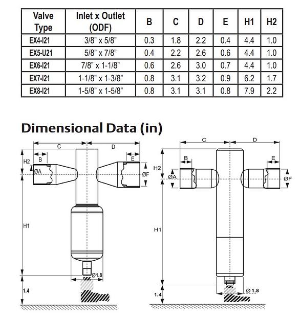 Электронный терморегулирующий вентиль в сборе EX6-I21 фото 2