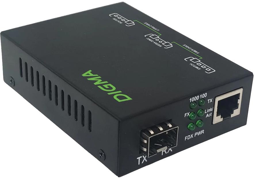 Медиаконвертер Digma DMC-1G-SFPL фото 3
