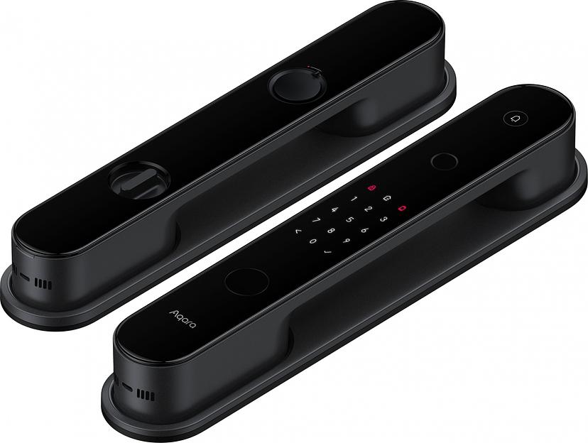 Умный замок Aqara D100 Zigbee врезной разбл.отпеч.паль. 2480mAh черный (ZNMS20LM) фото 3