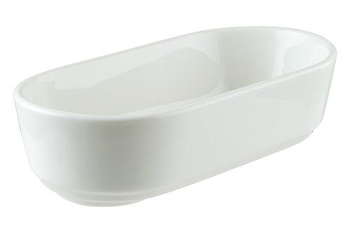 Салатник 155*80 мм. 265 мл. h=42 мм. Белый, форма Хюгге /1/12/ фото 1