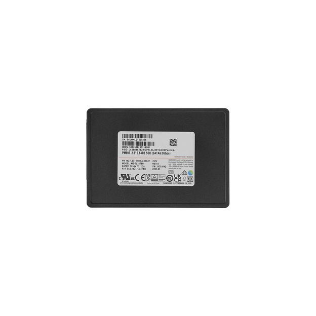 SSD накопитель Samsung PM897 MZ7L33T8HBNA-00A07 3.8ТБ, 2.5", SATA III, SATA, oem фото 1