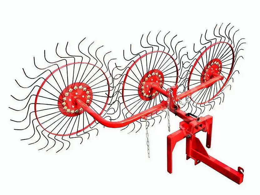 Ворошилка колесно-пальцевая ВМ-3 для мотоблока фото 1