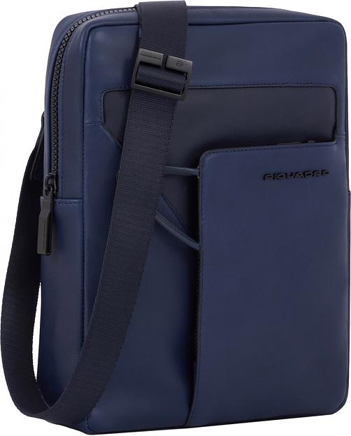 Сумка Piquadro Wollem CA1816W129/BLU синий полиэстер/натур.кожа фото 4