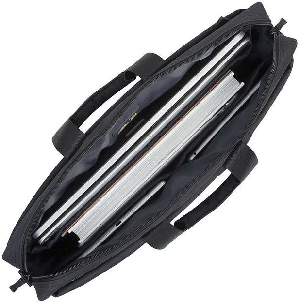 Сумка для ноутбука 17.3" Riva 8355 черный полиэстер фото 5