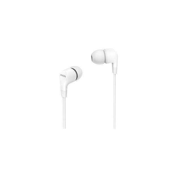 Наушники Philips TAE1105WT/00, 3.5 мм, внутриканальные, белый фото 1