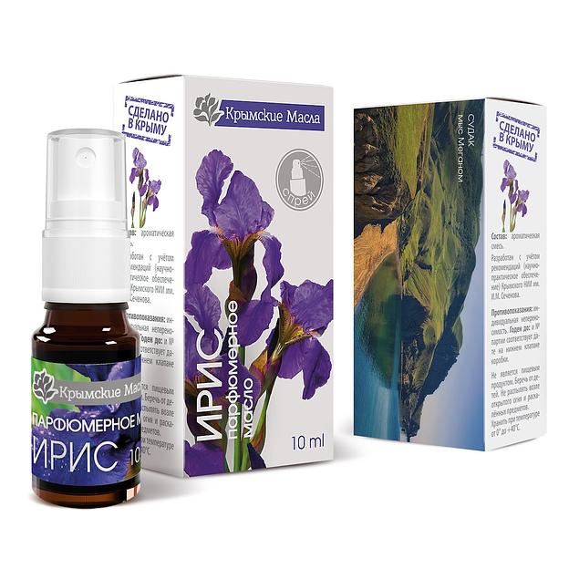 Парфюмерное масло «Ирис» 10 мл, спрей ОПТ фото 1