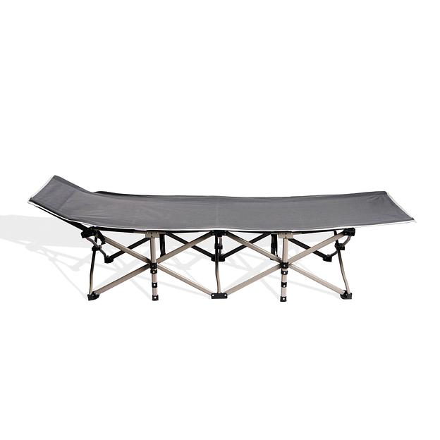 Туристический складной лежак серый LEZS-1000 фото 3