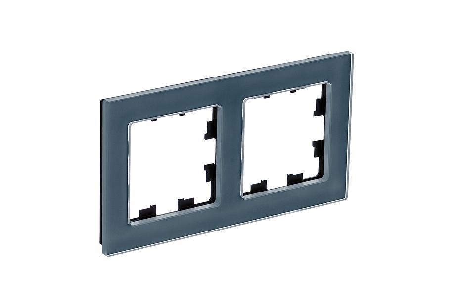 ATLASDESIGN NATURE 2-постовая РАМКА, НАТУРАЛЬНОЕ СТЕКЛО, ГРИФЕЛЬ фото 2