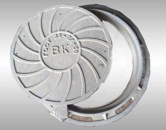 Чугунный люк ГОСТ 363499 тип С250 с замком ОПТ фото 1