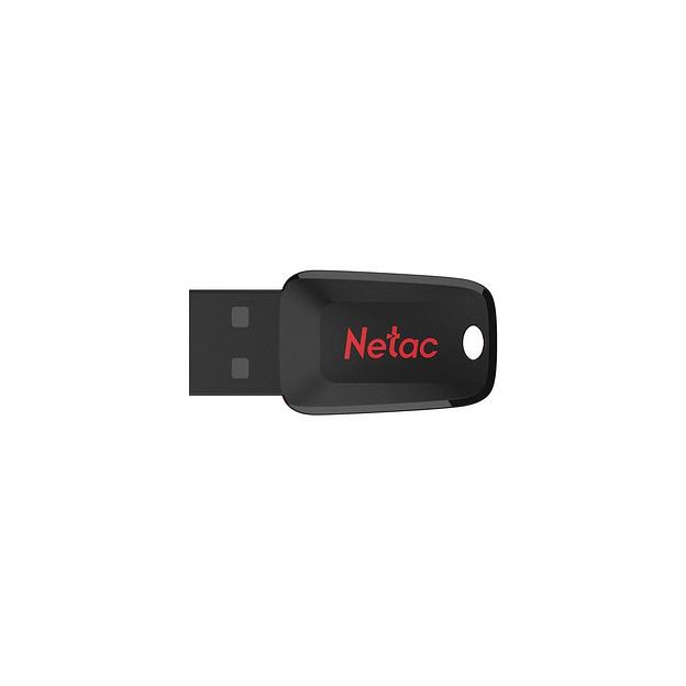 Флешка USB NETAC U197 128ГБ, USB2.0, черный и красный [nt03u197n-128g-20bk] фото 1