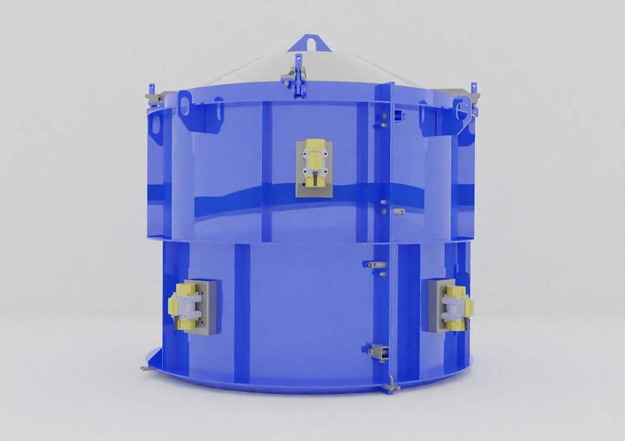 Металлоформы для производства железобетонных колец и колодцев фото 3