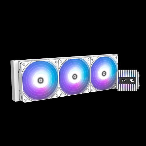 Система водяного охлаждения Zalman CPU Liquid Cooler 360mm, ARGB, white (ALPHA2 A36 White) фото 3