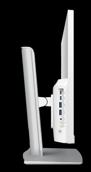 Моноблок MSI Modern AM242P 1M-1022XRU 23.8" Full HD Core 5 120U (1.4) 16Gb SSD512Gb UHDG noOS GbitEth WiFi BT 120W клавиатура мышь Cam белый 1920x1080 фото 5