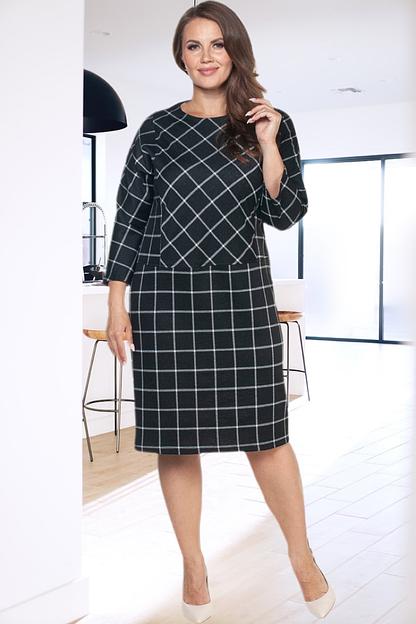 Платье женское 5965/03/Черный, белый фото 1