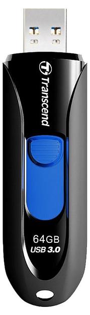 Флеш Диск Transcend 64Gb Jetflash 790 TS64GJF790K USB3.0 черный фото 2