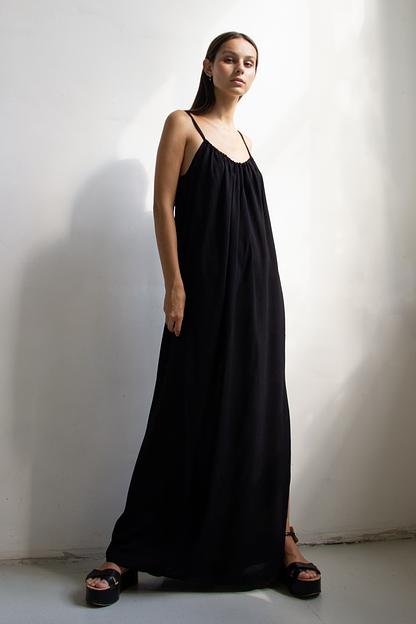 Сарафан длинный  TROPIC025/02/Черный  фото 1