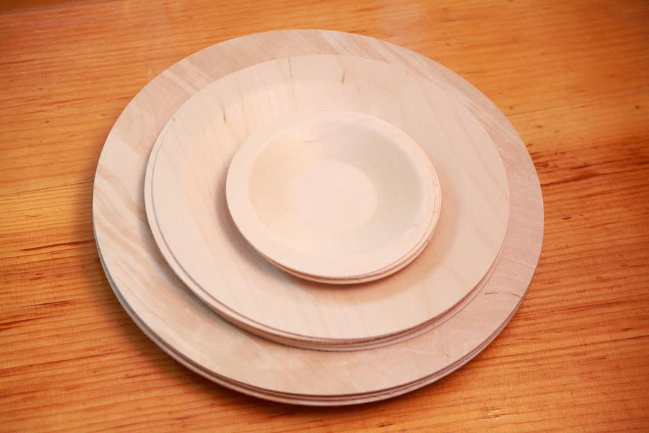 Тарелка салатная одноразовая, круглая 180 мм фото 8