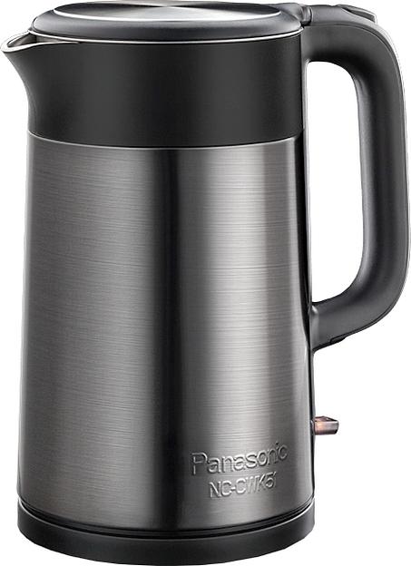 Чайник электрический Panasonic NC-CWK51 1.7л. 1500Вт нержавеющая сталь/черный корпус: полупропилен/нержавеющая сталь фото 1