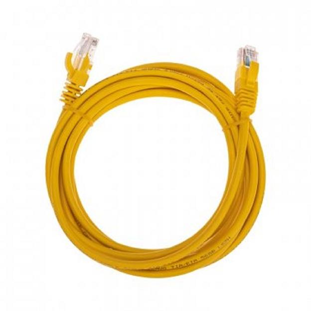 Rexant (02-0105-3) Патч-корд U/UTP, CAT 5e, RJ45-RJ45, 26AWG, LSZH, желтый, 3м фото 1