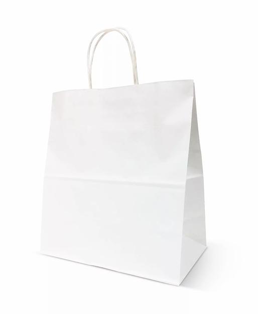 Крафт пакет с крученой ручкой 1 сл - 28х24х14 УНМ, Опт фото 1