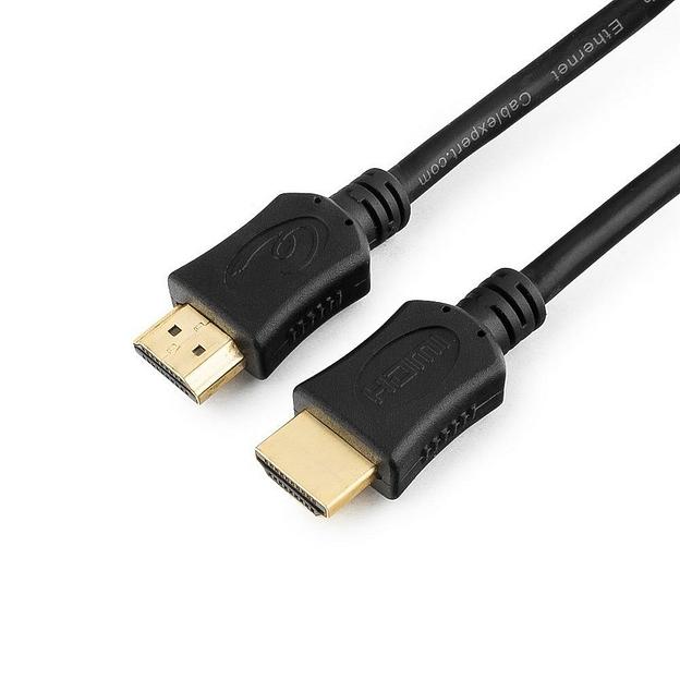 Кабель Cablexpert Кабель HDMI Cablexpert CC-HDMI4L-1.5M 1.5м, v2.0, 19M/19M, серия Light, черный, позол.разъемы, экран,пакет фото 1