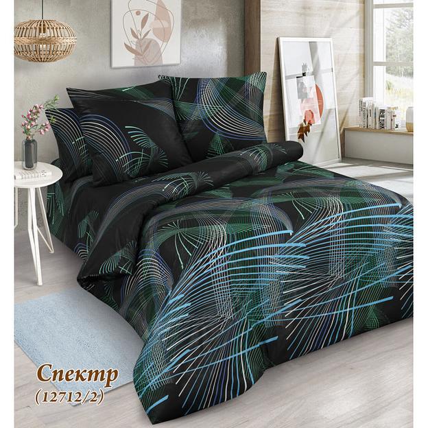 Постельное белье поплин  «Спектр темный» ОПТ фото 1